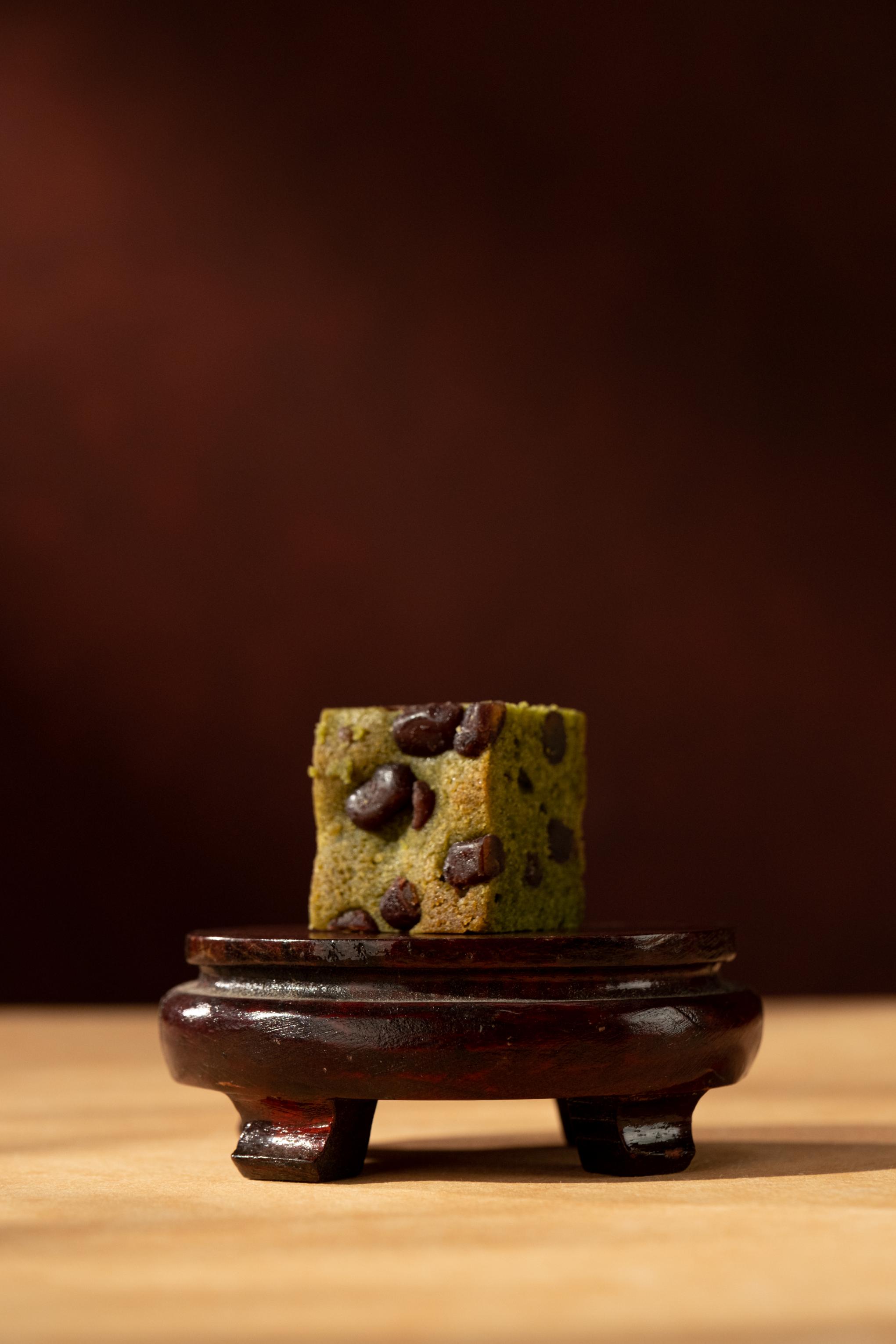 抹茶红豆石斛布朗尼
